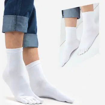 Men's Cotton Long Socks Casual Five Finger Toe Socks Comfortable Breathable Men Solid Crew Socks 1 x Five Finger Socks
Men's Cotton Long Socks Casual Five Finger Toe Socks Comfortable Breathable Men Solid Crew Socks 1 x Five Finger Socks