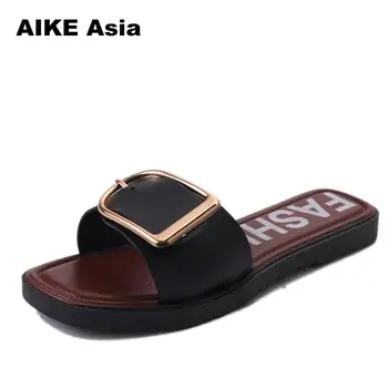 2019 Fashion Skid Resistance Light Soft Black Leather Slipper Women Shoes 2019 New Spring Summer Sandals Air Non-slip 0007
2019 Fashion Skid Resistance Light Soft Black Leather Slipper Women Shoes 2019 New Spring Summer Sandals Air Non-slip 0007