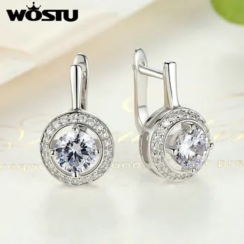 High Quality AAA CZ Crystal White Gold Color Fashion Stud Earring for Wedding Romantic Luxury Round Earrings Jewelry Gift E106
High Quality AAA CZ Crystal White Gold Color Fashion Stud Earring for Wedding Romantic Luxury Round Earrings Jewelry Gift E106