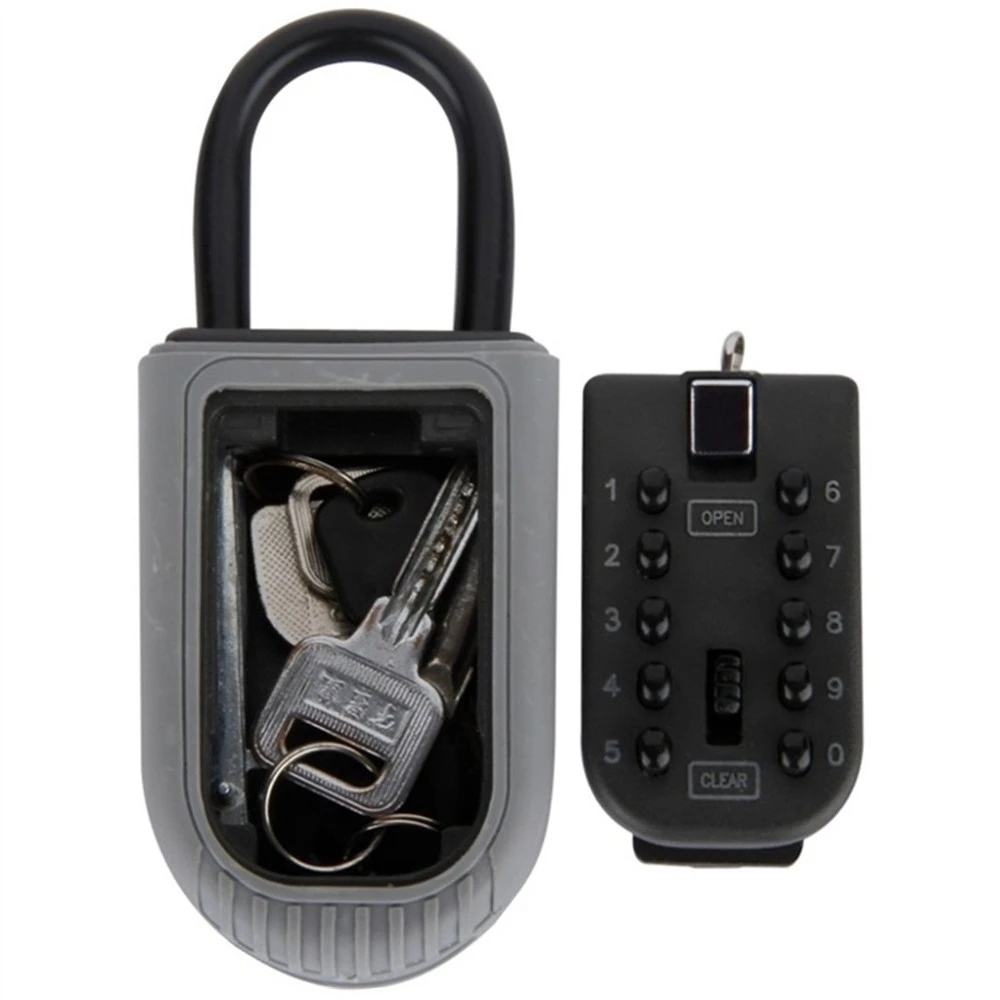 10 Digit Key Storage Box Bin Security Door Lock Combination Password Outdoor Safe Free Installation Organizer Keyed Padlock
10 Digit Key Storage Box Bin Security Door Lock Combination Password Outdoor Safe Free Installation Organizer Keyed Padlock