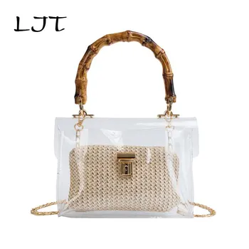 LJT Summer Small Handbag Female 2019 Summer Transparent Bag Women Chain Straw Bag Lady Travel Beach Shoulder Crossbody Bag Purse
LJT Summer Small Handbag Female 2019 Summer Transparent Bag Women Chain Straw Bag Lady Travel Beach Shoulder Crossbody Bag Purse
