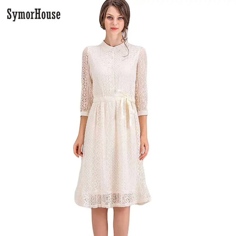 SymorHouse2019 Autumn Women Dress New Vintage Hollow Out Solid Lace Dress Female Elegant Sweet Plus Size Slim Black Lace Dresses
SymorHouse2019 Autumn Women Dress New Vintage Hollow Out Solid Lace Dress Female Elegant Sweet Plus Size Slim Black Lace Dresses