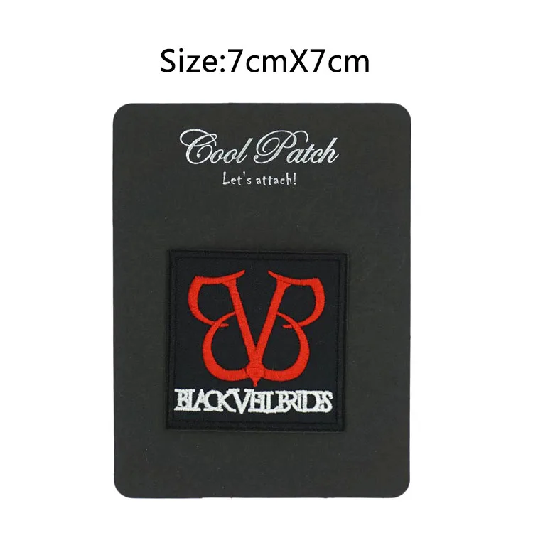 Official Black Veil Brides Red Faces Women/'s T-Shirt Rock Band Badge Skull BVB