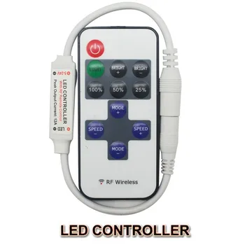 Mini RF Wireless Led Remote Controller Led Dimmer Controller For Single Color Light Strip SMD5050/3528/5730/5630/3014
Mini RF Wireless Led Remote Controller Led Dimmer Controller For Single Color Light Strip SMD5050/3528/5730/5630/3014