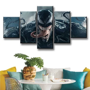 New 5 Piece HD Print Venom Marvel Movie Poster Cuadros Decoracion Paintings on Canvas Wall Art for Home Decorations Wall Decor
New 5 Piece HD Print Venom Marvel Movie Poster Cuadros Decoracion Paintings on Canvas Wall Art for Home Decorations Wall Decor