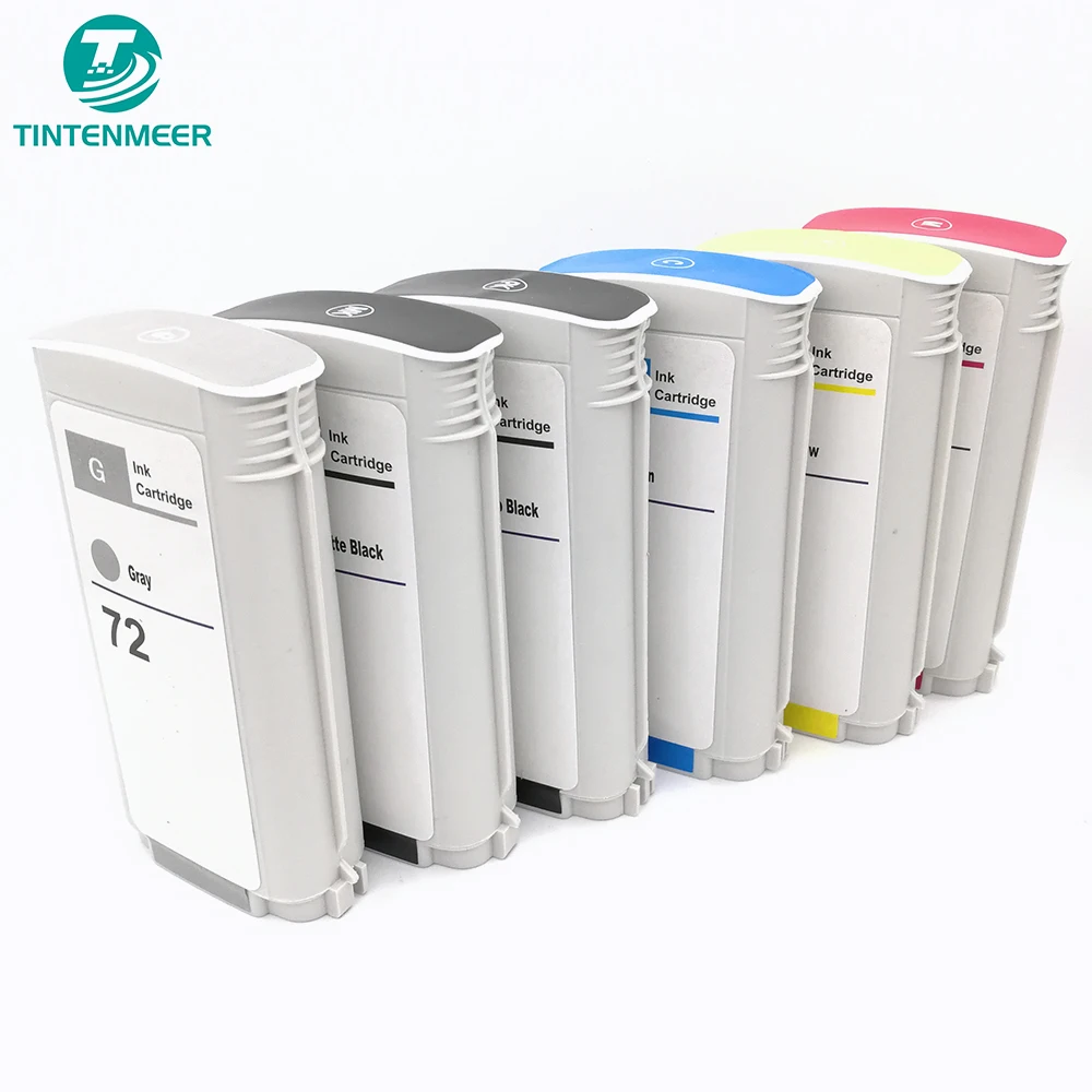 TINTENMEER REPLACEMENT INK CARTRIDGE C9370A C9371A C9372A C9373A C9374A C9403A COMPATIBLE FOR HP PRINTER 72
TINTENMEER REPLACEMENT INK CARTRIDGE C9370A C9371A C9372A C9373A C9374A C9403A COMPATIBLE FOR HP PRINTER 72