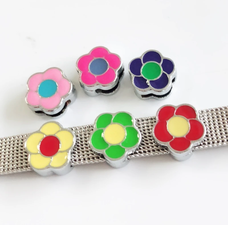 Free shipping 10PCS 8MM Enamel Mixed color Flower Slide Charms Fit 8mm Wristband Belts Pet Collars Phone Strips Keychain
Free shipping 10PCS 8MM Enamel Mixed color Flower Slide Charms Fit 8mm Wristband Belts Pet Collars Phone Strips Keychain