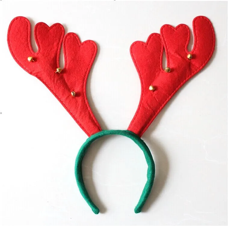Antler shape Christmas Antler hair band for kids and girls,red baby party headband with six little bells
Antler shape Christmas Antler hair band for kids and girls,red baby party headband with six little bells