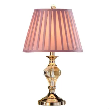 Modern Fashion European K9 Crystal Pink Fabric Led E27 Table Lamp with Foot Switch for Wedding Bedroom Living Room H 52cm 1347
Modern Fashion European K9 Crystal Pink Fabric Led E27 Table Lamp with Foot Switch for Wedding Bedroom Living Room H 52cm 1347