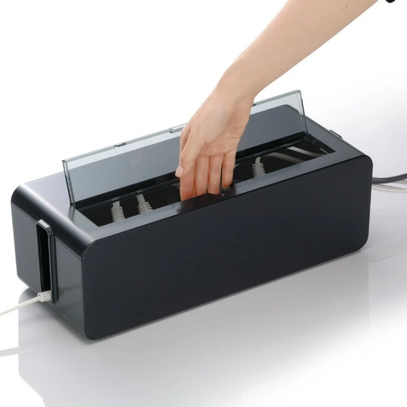 Black Plastic Safety Socket Outlet Board storage box with Skylit Outlet Board Container Cables Electric Wire management case
Black Plastic Safety Socket Outlet Board storage box with Skylit Outlet Board Container Cables Electric Wire management case