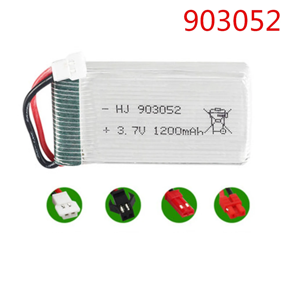 3.7V 1200mAh 30C Lipo Battery For Remote Control Helicopter Drone Airplanes batteries Li-po 3.7 v 903052 JST SM Plug
3.7V 1200mAh 30C Lipo Battery For Remote Control Helicopter Drone Airplanes batteries Li-po 3.7 v 903052 JST SM Plug
