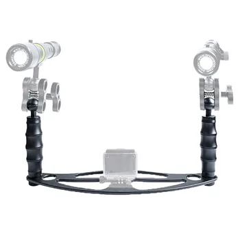 Handles and Base Tray for Camera Tray Diving Torch Photography Lights Tray Holder Tray with Dual Release Handles ZJ17+ZJ12
Handles and Base Tray for Camera Tray Diving Torch Photography Lights Tray Holder Tray with Dual Release Handles ZJ17+ZJ12