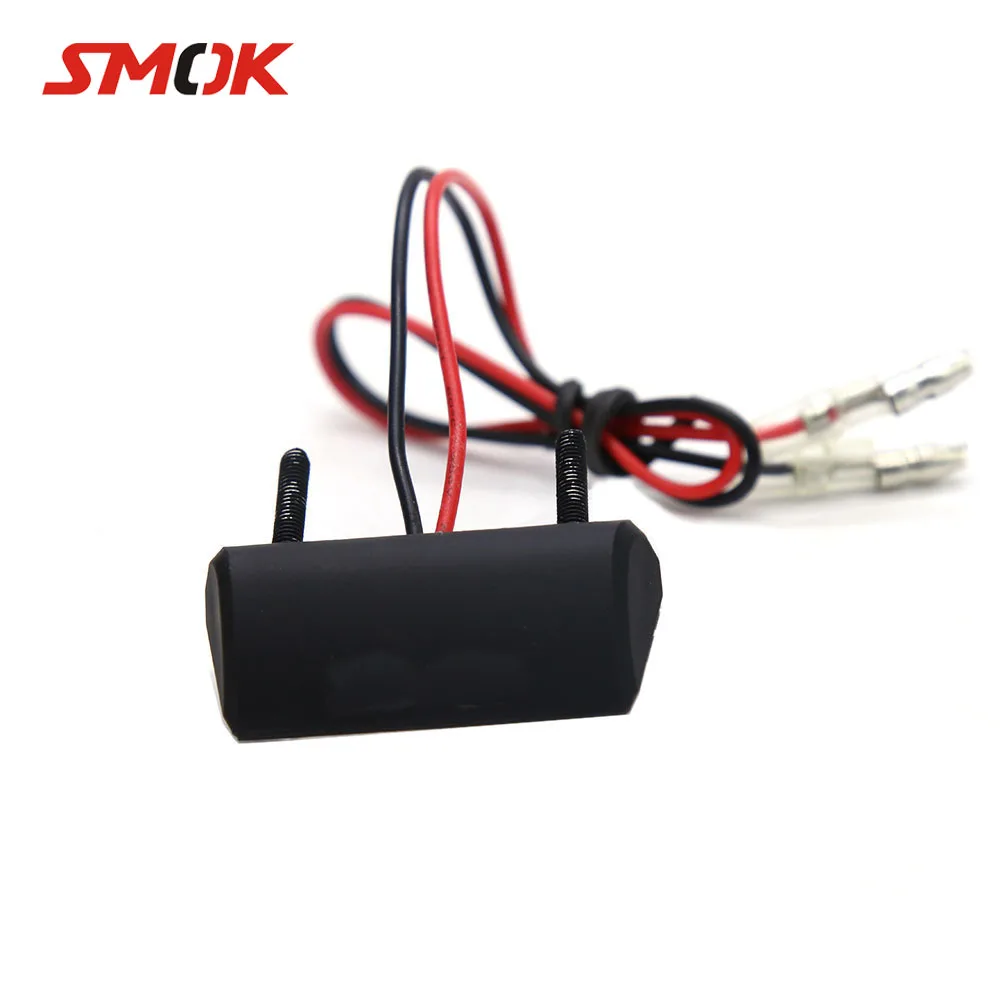 SMOK Universal Motorcycle Registration License Plate Holder LED Light For Yamaha Tmax 530 500 Kawasaki Z650 Z1000SX MT-07 NC750X
SMOK Universal Motorcycle Registration License Plate Holder LED Light For Yamaha Tmax 530 500 Kawasaki Z650 Z1000SX MT-07 NC750X