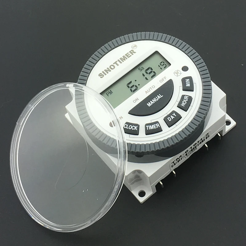 SINOTIMER Digital Weekly Programmable 12V DC Timer Switch with waterproof cover with UL listed Relay inside
SINOTIMER Digital Weekly Programmable 12V DC Timer Switch with waterproof cover with UL listed Relay inside