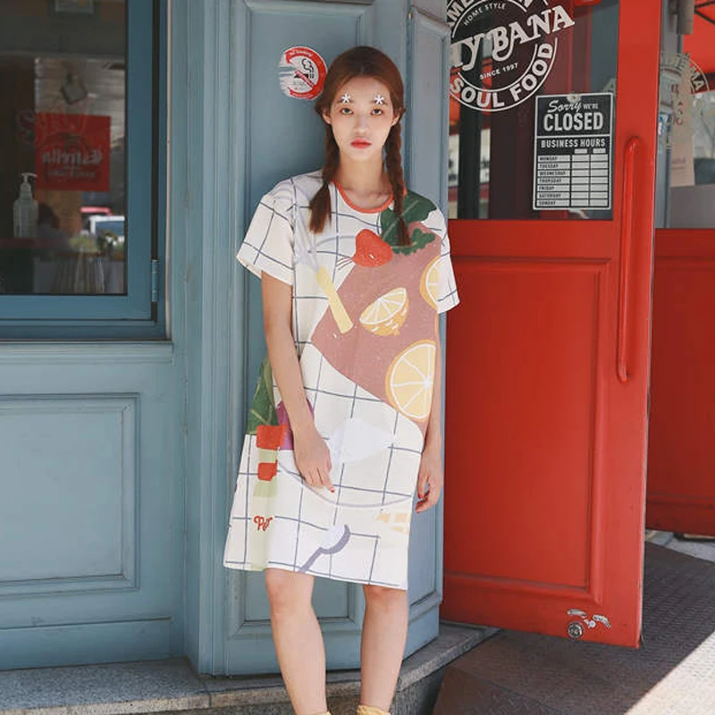 Summer New Women Short-sleeved Asymmetrical Collar Chiffon Dress Fashion Design Pattern Print Loose Plaid Prairie Chic
Summer New Women Short-sleeved Asymmetrical Collar Chiffon Dress Fashion Design Pattern Print Loose Plaid Prairie Chic
