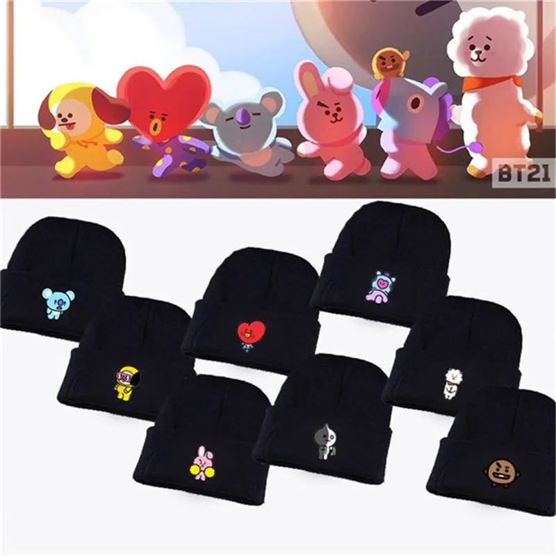 Imixlot 8 Styles Kpop Bangtan Boys Cartoon Pattern Knitted Hats Caps Bonnet for Women Men Warm Winter Street Hip Hop Hats
Imixlot 8 Styles Kpop Bangtan Boys Cartoon Pattern Knitted Hats Caps Bonnet for Women Men Warm Winter Street Hip Hop Hats