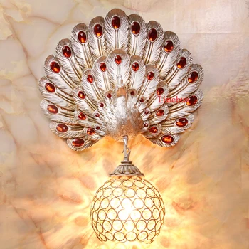European living room background wall lamp bedroom bedside crystal lamp creative aisle stair light bar vintage peacock wall lamp
European living room background wall lamp bedroom bedside crystal lamp creative aisle stair light bar vintage peacock wall lamp