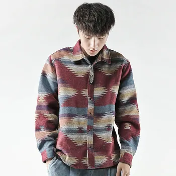 Long Sleeve Flannel Shirt Men Vintage Casual Hip Hop Mens Shirts Streetwear Punk Rave Fashion Vestido Man Blouse T6V009
Long Sleeve Flannel Shirt Men Vintage Casual Hip Hop Mens Shirts Streetwear Punk Rave Fashion Vestido Man Blouse T6V009