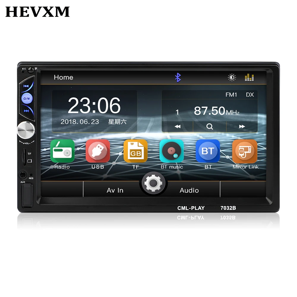 HEVXM 2 din car radio 7" HD Player MP5 Touch Screen Digital multimedia USB Video output 2 din Autoradio Rear View Camer
HEVXM 2 din car radio 7" HD Player MP5 Touch Screen Digital multimedia USB Video output 2 din Autoradio Rear View Camer