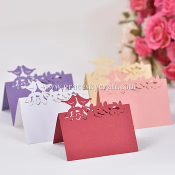 50Pcs free shipping red hollow laser cut birds design Paper Wedding Seat Name table holder Invitation Cards party supplies
50Pcs free shipping red hollow laser cut birds design Paper Wedding Seat Name table holder Invitation Cards party supplies