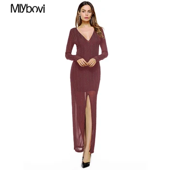 Red Women Elegant Office Lady Dress V Neck Sexy Split Dress Long Sleeve Natural Waist Solid Dress Autumn Women Knitted Dresses
Red Women Elegant Office Lady Dress V Neck Sexy Split Dress Long Sleeve Natural Waist Solid Dress Autumn Women Knitted Dresses