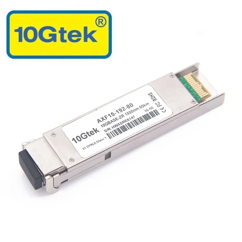 XFP-10GZR-OC192LR EX-XFP-10GE-ZR JD107A 10GBase-ZR/-ZW and OC-192/STM-64 lR-2 XFP Module for SMF 80km
XFP-10GZR-OC192LR EX-XFP-10GE-ZR JD107A 10GBase-ZR/-ZW and OC-192/STM-64 lR-2 XFP Module for SMF 80km