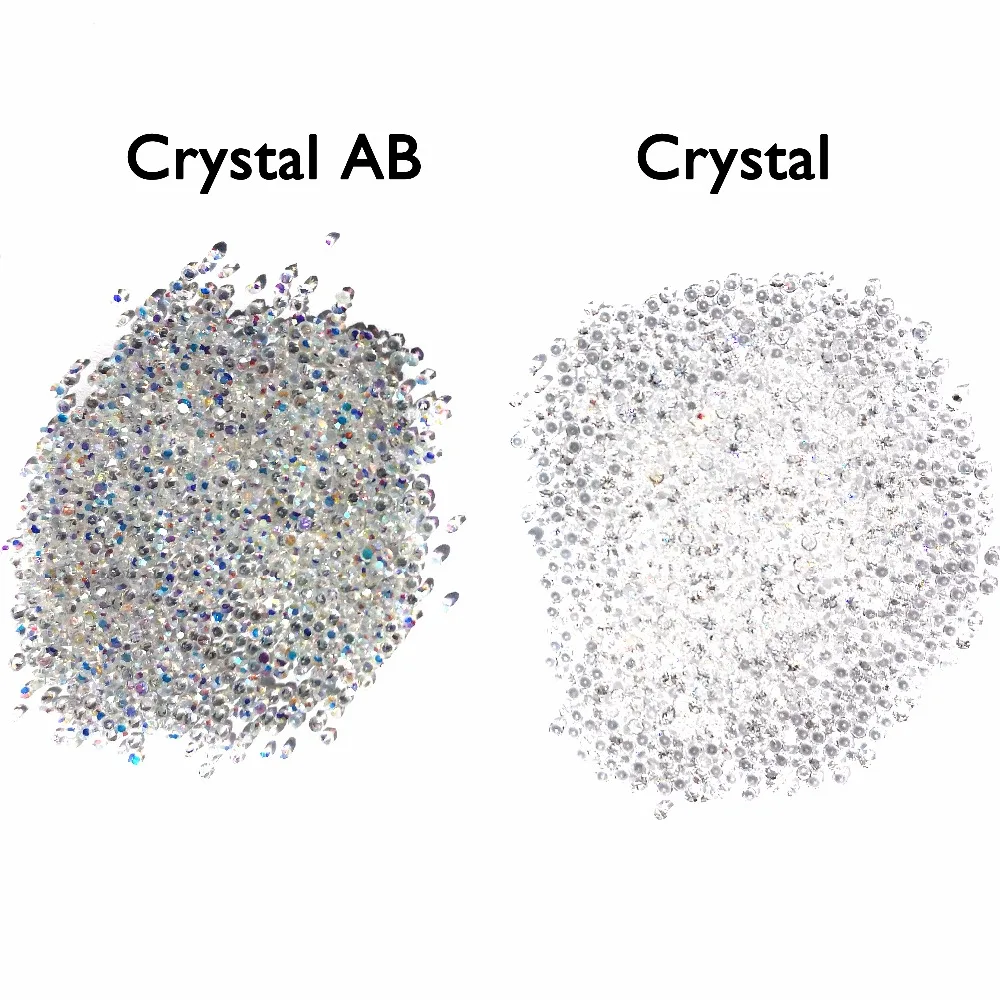 UNfoiled MIX Sizes 1440pcs Crystal&AB Chaton Nail Art Pointed Rhinestone Micro Manicure Decoration Tiny Mini Rhinestones Glass
UNfoiled MIX Sizes 1440pcs Crystal&AB Chaton Nail Art Pointed Rhinestone Micro Manicure Decoration Tiny Mini Rhinestones Glass