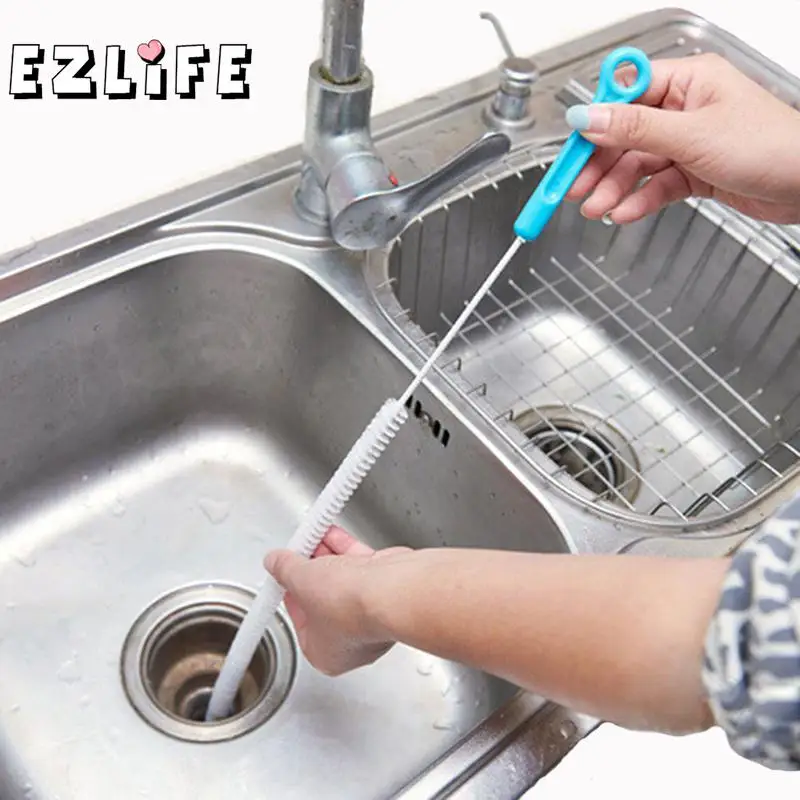 71cm Flexible Cleaning Brush Sink Overflow Drain Unblocker Cleaner Kitchen Tools Steel Bathroom Shower Cleaner Hair Removal
71cm Flexible Cleaning Brush Sink Overflow Drain Unblocker Cleaner Kitchen Tools Steel Bathroom Shower Cleaner Hair Removal