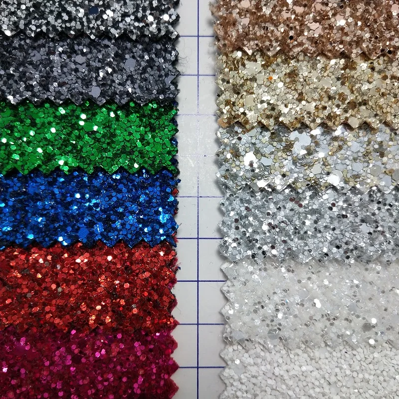 91x134cm Synthetic Leather, Vinyl Fabric, Stretch Chunky Glitter Leather Fabric for Bows DIY accessories P2299
91x134cm Synthetic Leather, Vinyl Fabric, Stretch Chunky Glitter Leather Fabric for Bows DIY accessories P2299