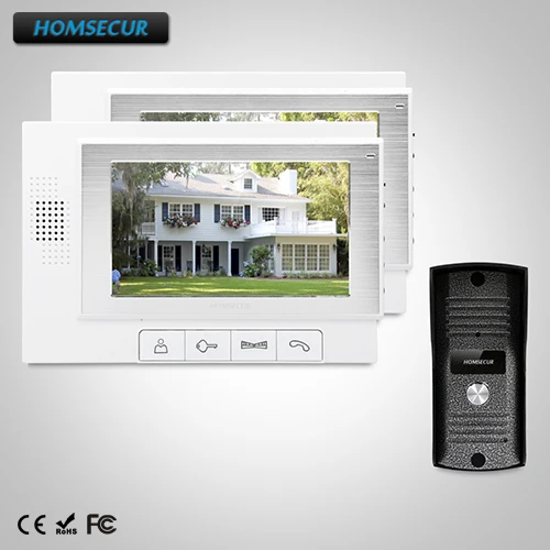 HOMSECUR 7" Wired Video&Audio Smart Doorbell+Intra-monitor Audio Intercom TC031 + TM702-W
HOMSECUR 7" Wired Video&Audio Smart Doorbell+Intra-monitor Audio Intercom TC031 + TM702-W