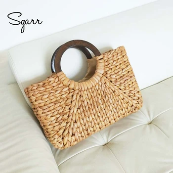 SGARR Summer Straw Beach Bags For Women High Quality Handmade Ladies Shoulder Bag New Fashion Female Large Capacity Tote Bags
SGARR Summer Straw Beach Bags For Women High Quality Handmade Ladies Shoulder Bag New Fashion Female Large Capacity Tote Bags