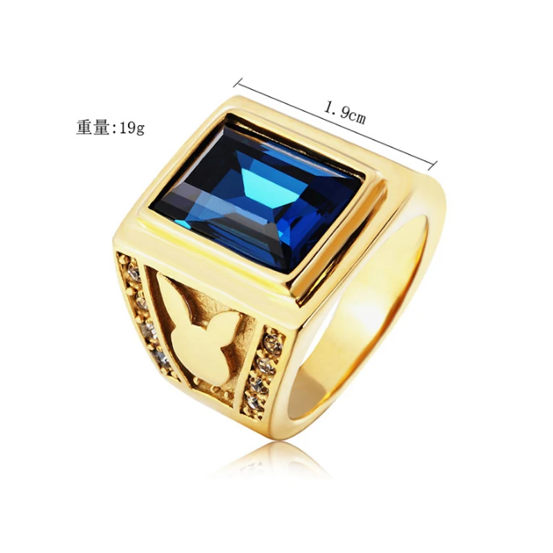 New Gold color Red Blue Yellow Stone Signet Ring Men In Stainless Steel Ring Animal Simple Cool For Male Jewelry Wedding party
New Gold color Red Blue Yellow Stone Signet Ring Men In Stainless Steel Ring Animal Simple Cool For Male Jewelry Wedding party
