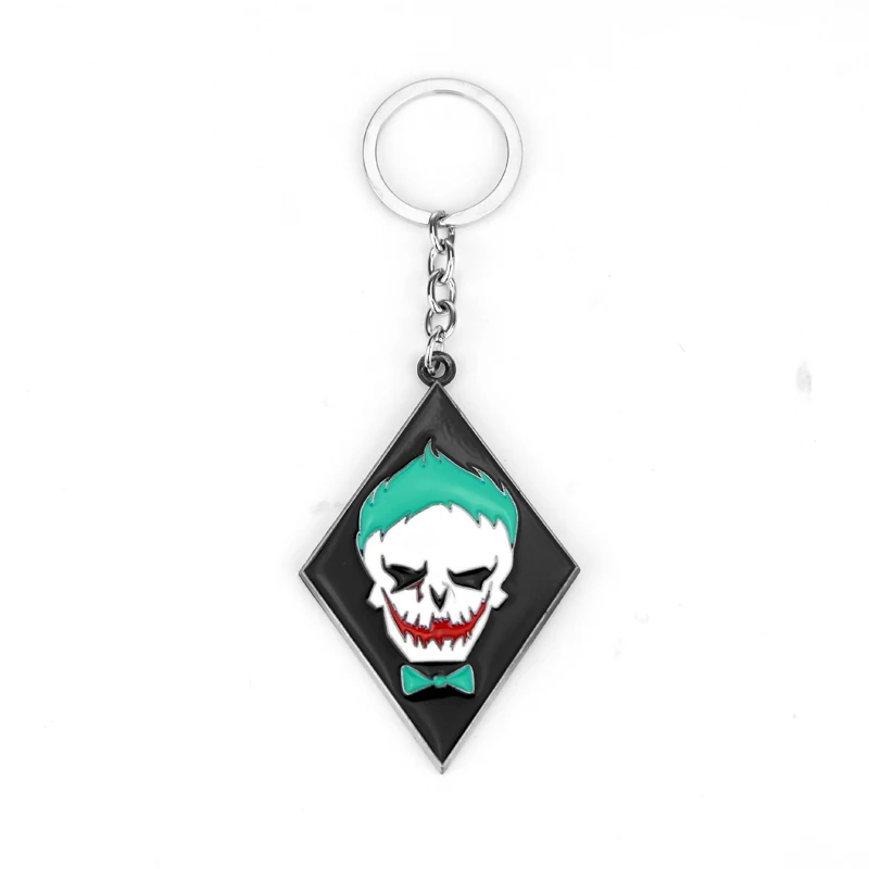 dongsheng New Arrival Suicide Squad Keychains Anti Hero Character TASKFORCE Alloy Key Chain Joker Face Square Model Key Ring -50
dongsheng New Arrival Suicide Squad Keychains Anti Hero Character TASKFORCE Alloy Key Chain Joker Face Square Model Key Ring -50