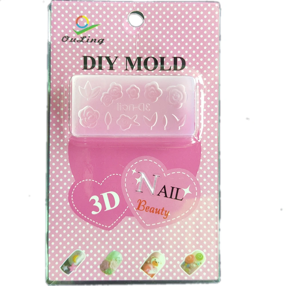 1 Pc 3D Acrylic Mold for Nail Art Decorations Silicone Molds Nail Art Templates Pattern Mould Nails Art Salon DIY Design
1 Pc 3D Acrylic Mold for Nail Art Decorations Silicone Molds Nail Art Templates Pattern Mould Nails Art Salon DIY Design