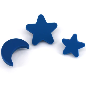 5PCS Childern Room Cute Moon/Star furniture wardrobe handles soft plastic Children bedroom Dresser Drawer Decorative Pulls Blue
5PCS Childern Room Cute Moon/Star furniture wardrobe handles soft plastic Children bedroom Dresser Drawer Decorative Pulls Blue