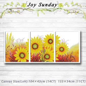 Sunflower triptych Patterns Counted Cross Stitch 11CT 14CT Cross Stitch Sets for Embroidery Home Decor Needlework
Sunflower triptych Patterns Counted Cross Stitch 11CT 14CT Cross Stitch Sets for Embroidery Home Decor Needlework