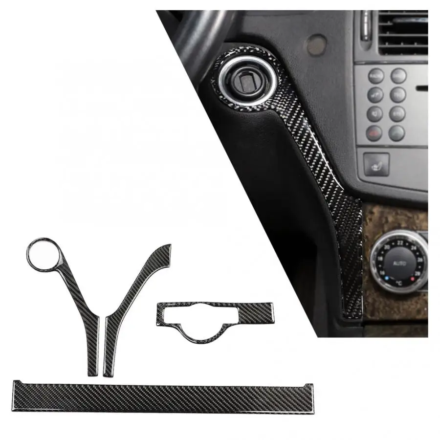 Car styling Carbon Fiber Car Interior Control Strip Decal Sticker for Mercedes C-class W204 2007 2008 2009 2010 car accessories
Car styling Carbon Fiber Car Interior Control Strip Decal Sticker for Mercedes C-class W204 2007 2008 2009 2010 car accessories