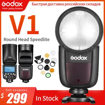 

Godox V1 Flash Speedlight for SONY Canon Nikon Fujifilm Olympus Sony Flash Camera Flashlight TTL Speedlite Li-ion Battery