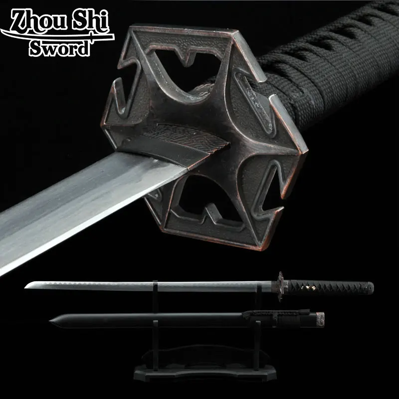 Home decor Katana sword Japanese Samurai sword Hand-forged 1060 Carbon steel Cosplay Props Favorites Decorations
Home decor Katana sword Japanese Samurai sword Hand-forged 1060 Carbon steel Cosplay Props Favorites Decorations