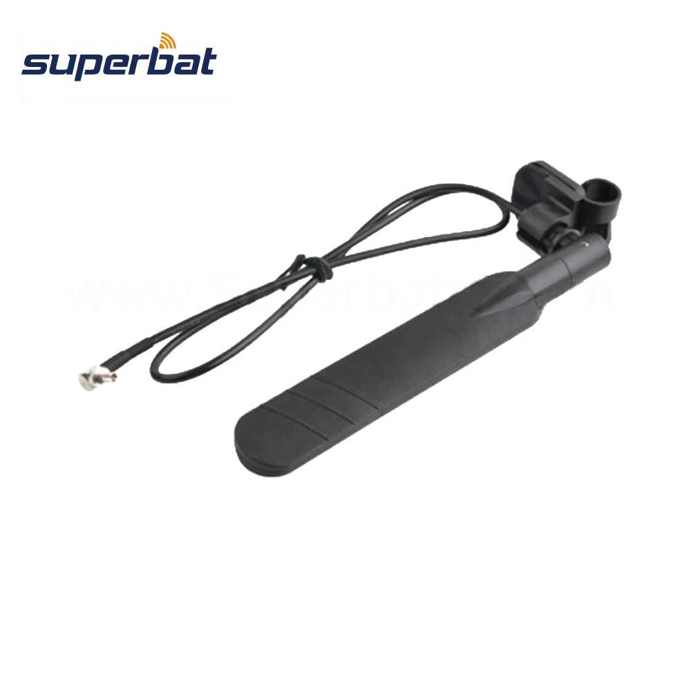 Superbat 2.4GHz 5dBi WiFi Clip/Blade Antenna Aerial Booster for 802.11b/g Cardbus Wireless Card with CRC9 Male RA Connector
Superbat 2.4GHz 5dBi WiFi Clip/Blade Antenna Aerial Booster for 802.11b/g Cardbus Wireless Card with CRC9 Male RA Connector