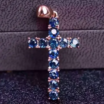 natural 3A sapphire pendants 925 sterling silver natural blue gem cross Pendants classic fine jewelry for women send necklace
natural 3A sapphire pendants 925 sterling silver natural blue gem cross Pendants classic fine jewelry for women send necklace
