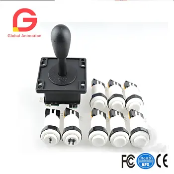 Arcade Parts Bundles Kit With 1 Joystick, 8 Microswitch, 8 Push Buttons (1P 2P Buttons & 6pcs Yellow Buttons ) For Arcade Video
Arcade Parts Bundles Kit With 1 Joystick, 8 Microswitch, 8 Push Buttons (1P 2P Buttons & 6pcs Yellow Buttons ) For Arcade Video