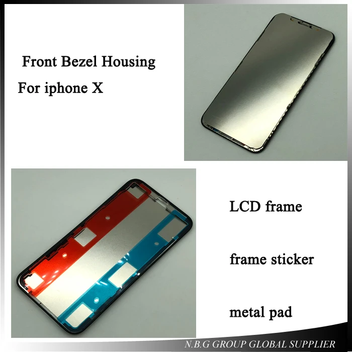 1set/lot Middle Frame LCD Touch Screen Front Bezel Housing for iPhone X Free Shipping
1set/lot Middle Frame LCD Touch Screen Front Bezel Housing for iPhone X Free Shipping
