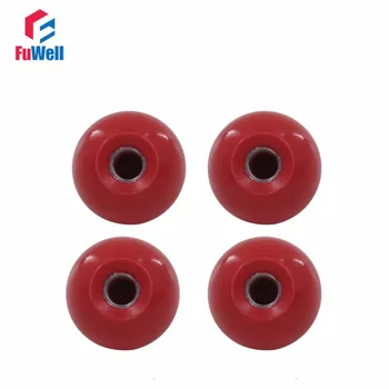 4pcs M10 x 35mm Ball Knob Iron Insert 10mm Thread 35mm Ball Diameter Bakelite Red Ball Lever Knob for Machine Tool Replacement
4pcs M10 x 35mm Ball Knob Iron Insert 10mm Thread 35mm Ball Diameter Bakelite Red Ball Lever Knob for Machine Tool Replacement