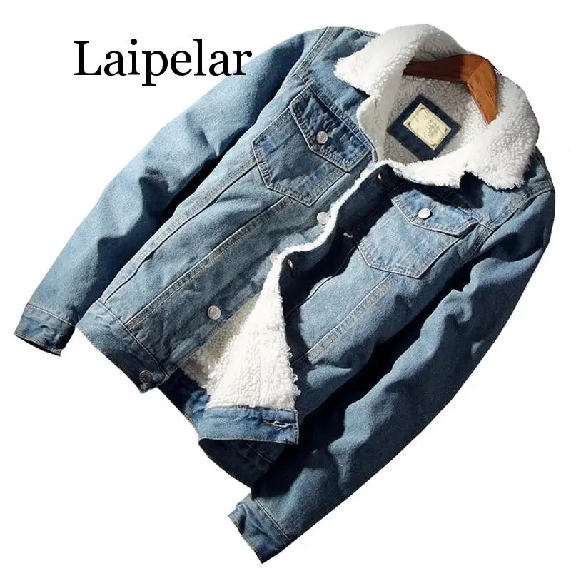 Laipelar Men Jacket and Coat Trendy Warm Fleece Denim Jacket 2019 Winter Fashion Mens Jean Jacket Outwear Male Cowboy Plus Size
Laipelar Men Jacket and Coat Trendy Warm Fleece Denim Jacket 2019 Winter Fashion Mens Jean Jacket Outwear Male Cowboy Plus Size