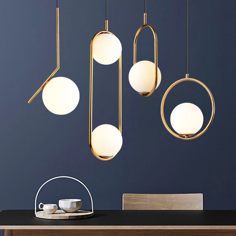 Nordic pendant lamp modern style living room bedroom minimalist restaurant light Clothing Decoration crystal balllamp iron light
Nordic pendant lamp modern style living room bedroom minimalist restaurant light Clothing Decoration crystal balllamp iron light