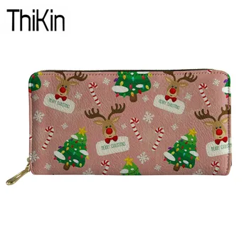 Thikin Merry Christmas Printing Wallets Women Long PU Leather Purse Ladies Clutch Phone Card Holders for Females Money Bags
Thikin Merry Christmas Printing Wallets Women Long PU Leather Purse Ladies Clutch Phone Card Holders for Females Money Bags