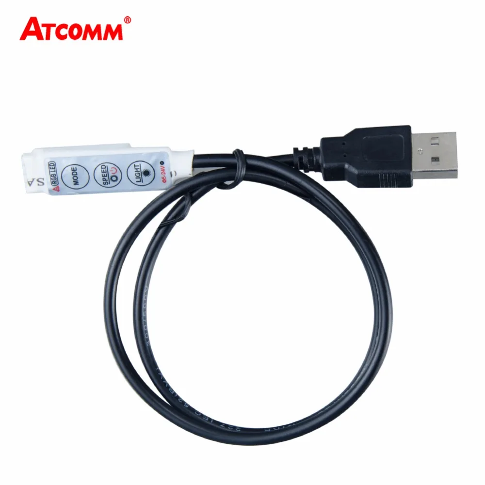 3 Key USB RGB LED Controller 5-24V Mini RGB LED Dimmer USB Interface 4 Pin Apply to 5050 2835 3528 RGB LED Strip Tape Light
3 Key USB RGB LED Controller 5-24V Mini RGB LED Dimmer USB Interface 4 Pin Apply to 5050 2835 3528 RGB LED Strip Tape Light