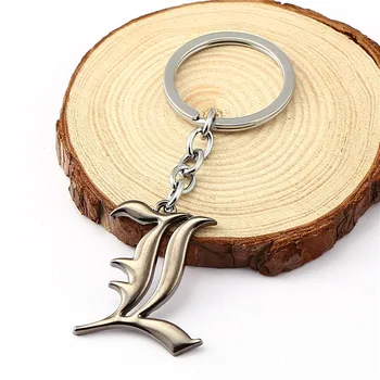 12pcs/lot Anime jewelry Death Note metal keychain letter L logo antique silver alloy key holder chaveiro Accessories Jewelry 
12pcs/lot Anime jewelry Death Note metal keychain letter L logo antique silver alloy key holder chaveiro Accessories Jewelry
