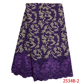 Noble Purple 2019 Embroidery Cotton Lace Ribbon For Party Dress Swiss Voile Lace In Switzerland Nigerian Lace Fabric GD2534B-2
Noble Purple 2019 Embroidery Cotton Lace Ribbon For Party Dress Swiss Voile Lace In Switzerland Nigerian Lace Fabric GD2534B-2